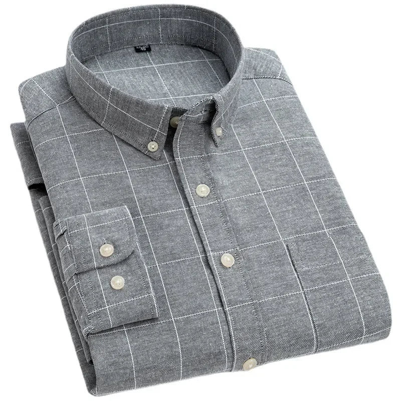 Lawrence | Long Sleeved Cotton Shirt - Image 7