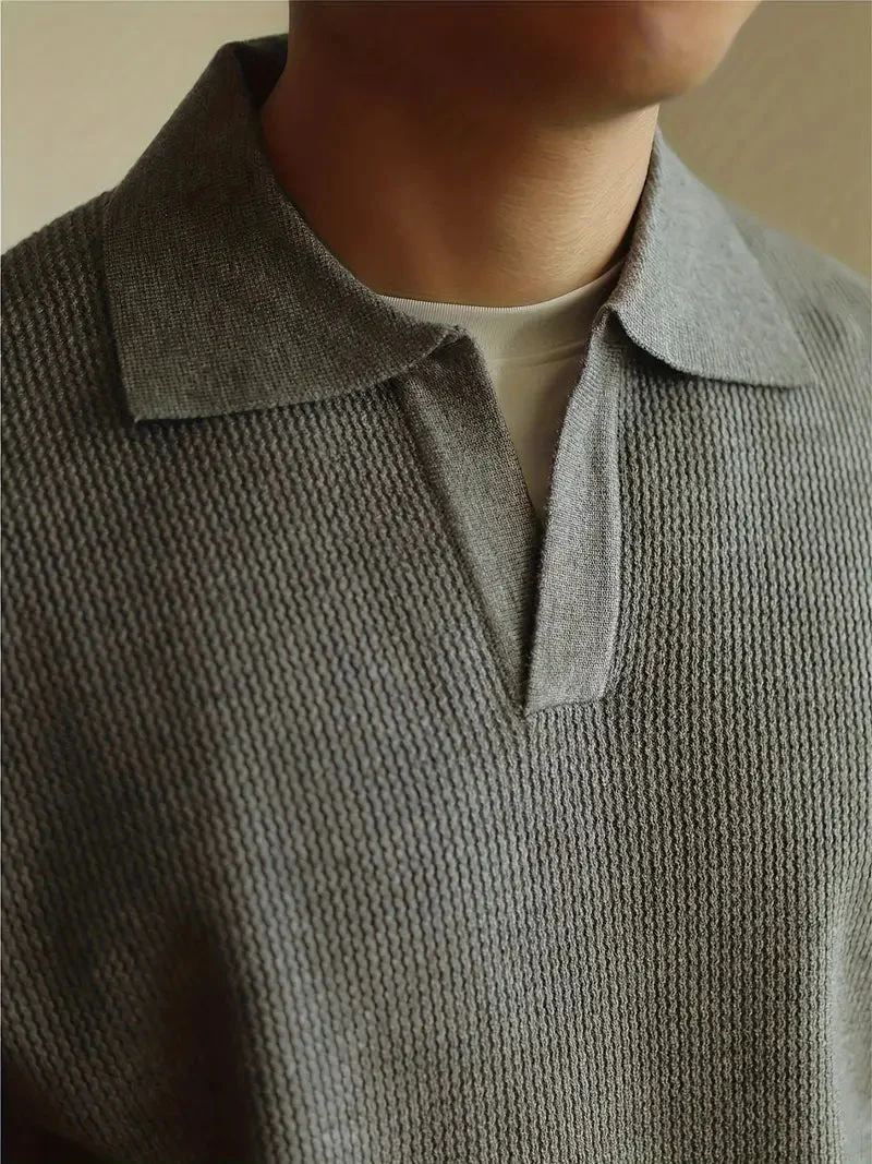 Lázaro® | Casual Knit Polo - Image 3