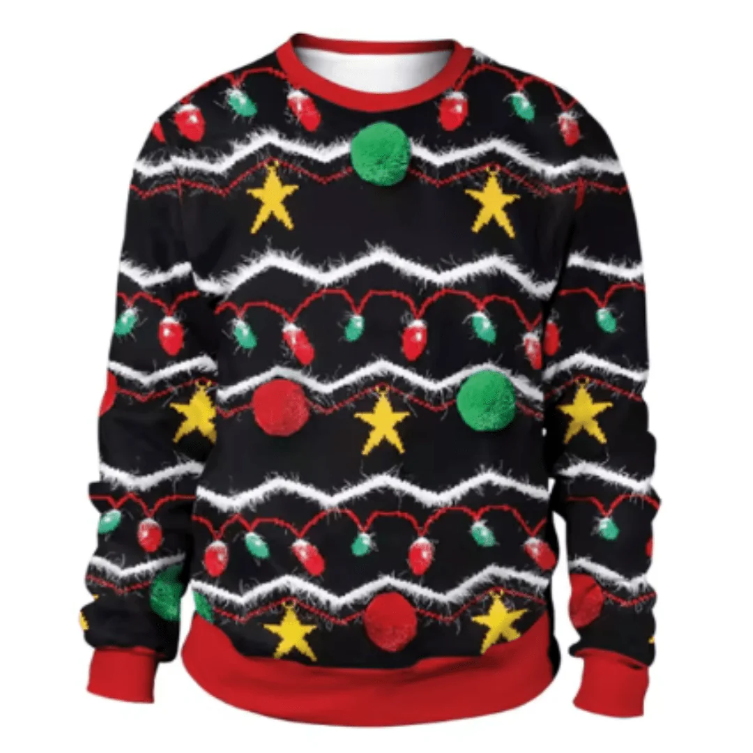 Lázaro® | Men’s Chrisas Jumper With Playful Seasonal Designs - Image 2