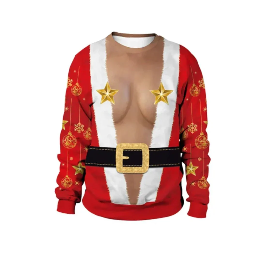 Lázaro® | Men’s Chrisas Jumper With Playful Seasonal Designs - Image 5