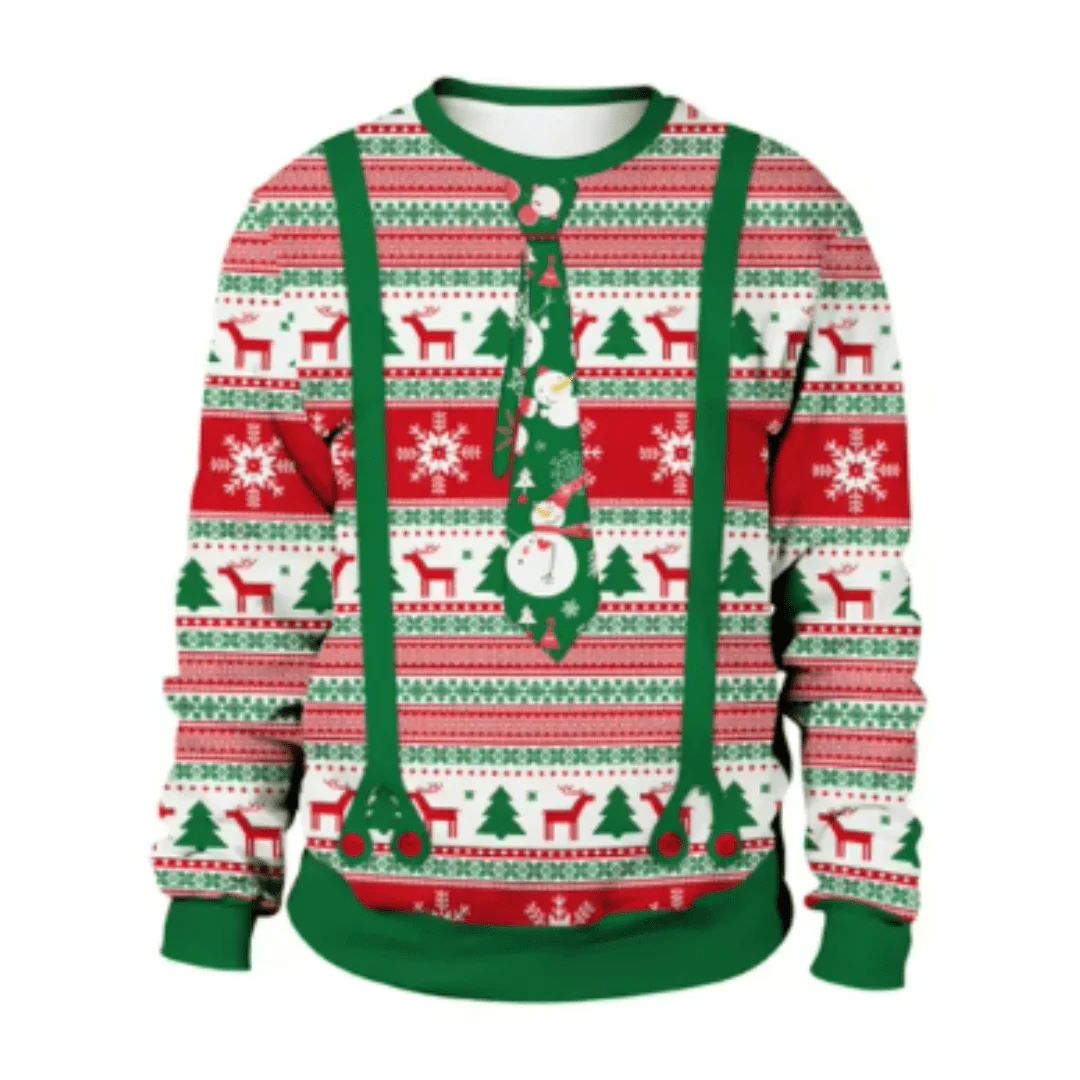 Lázaro® | Men’s Chrisas Jumper With Playful Seasonal Designs - Image 7