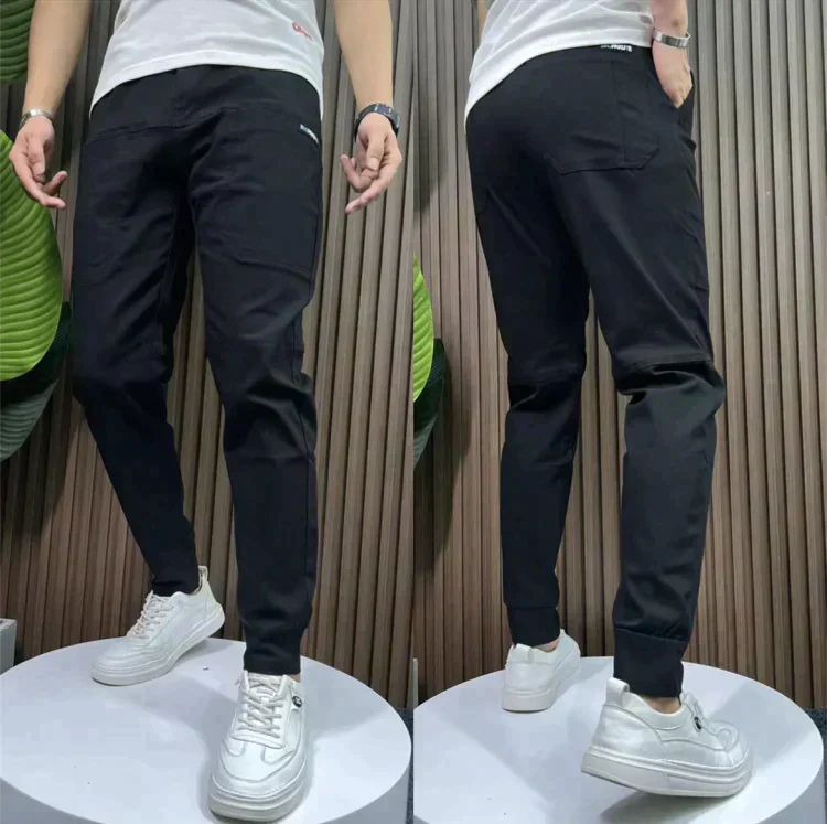 Leandro® | Graue Stretch-Cargo Hose - Image 2