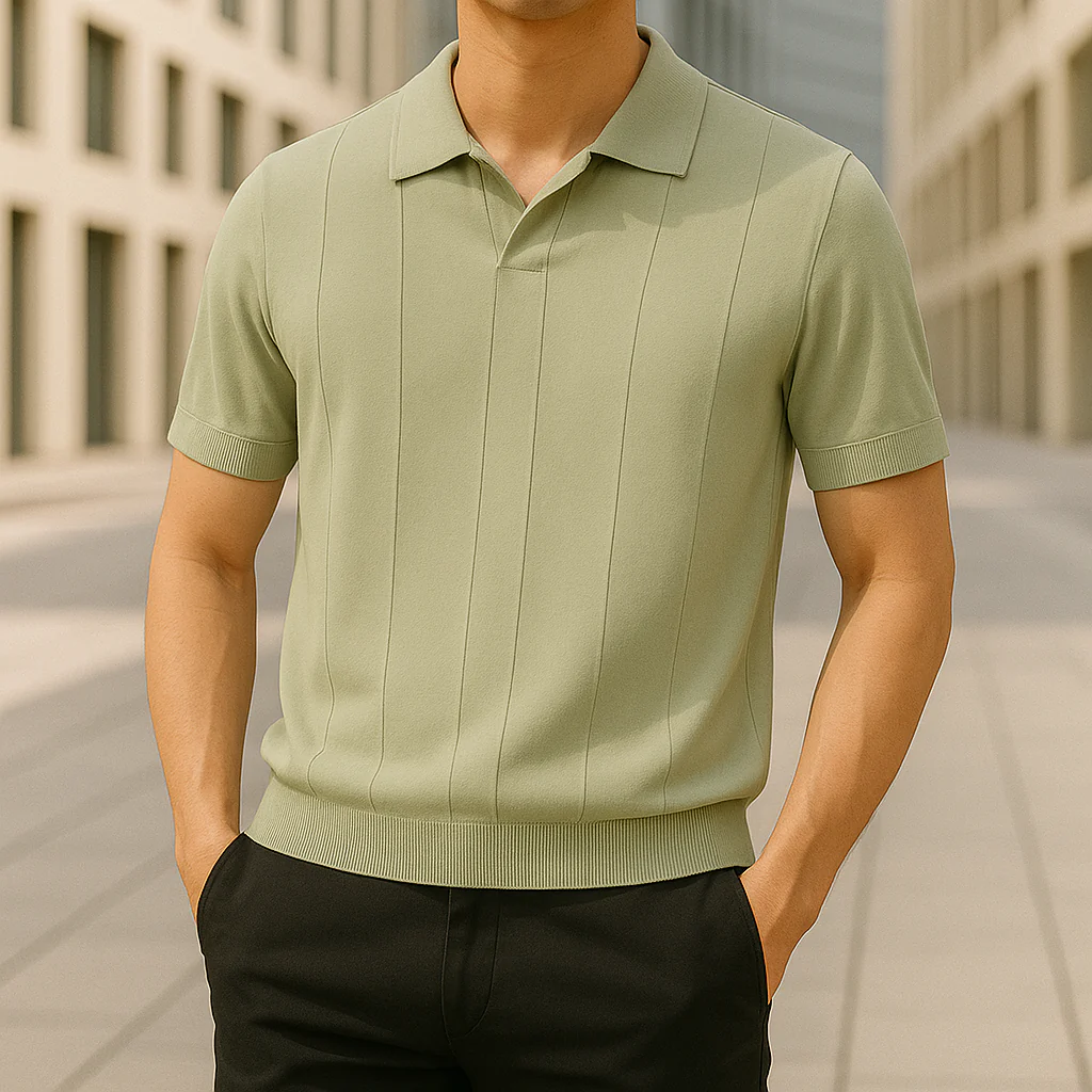 Leif® | Knit Polo Shirt - Image 3