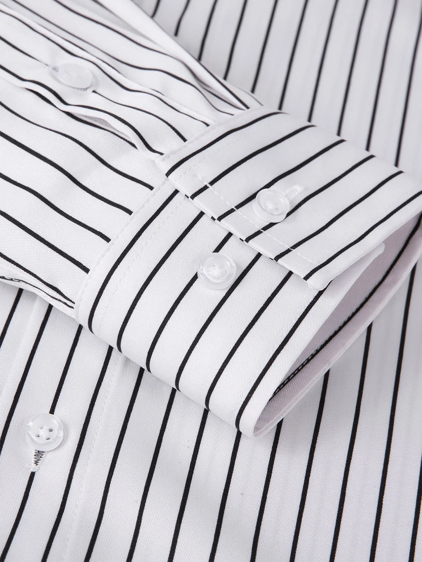 Leif® | Long Sleeve Stripe Button Up Shirt - Image 11
