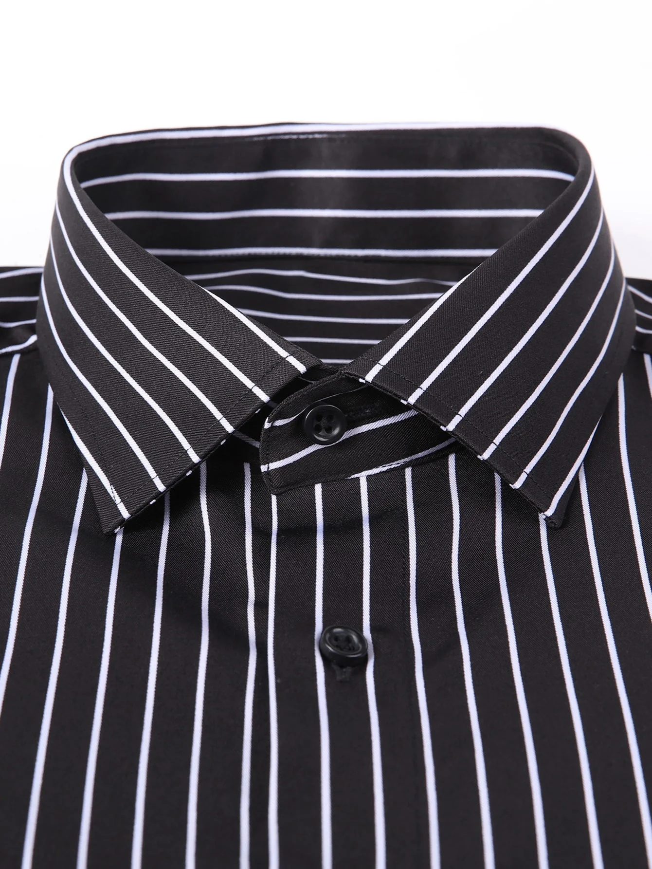 Leif® | Long Sleeve Stripe Button Up Shirt - Image 2