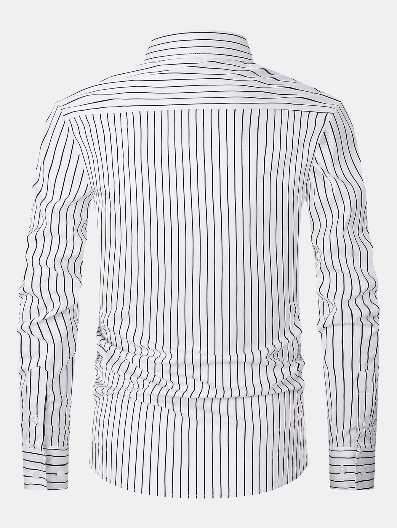 Leif® | Long Sleeve Stripe Button Up Shirt - Image 5