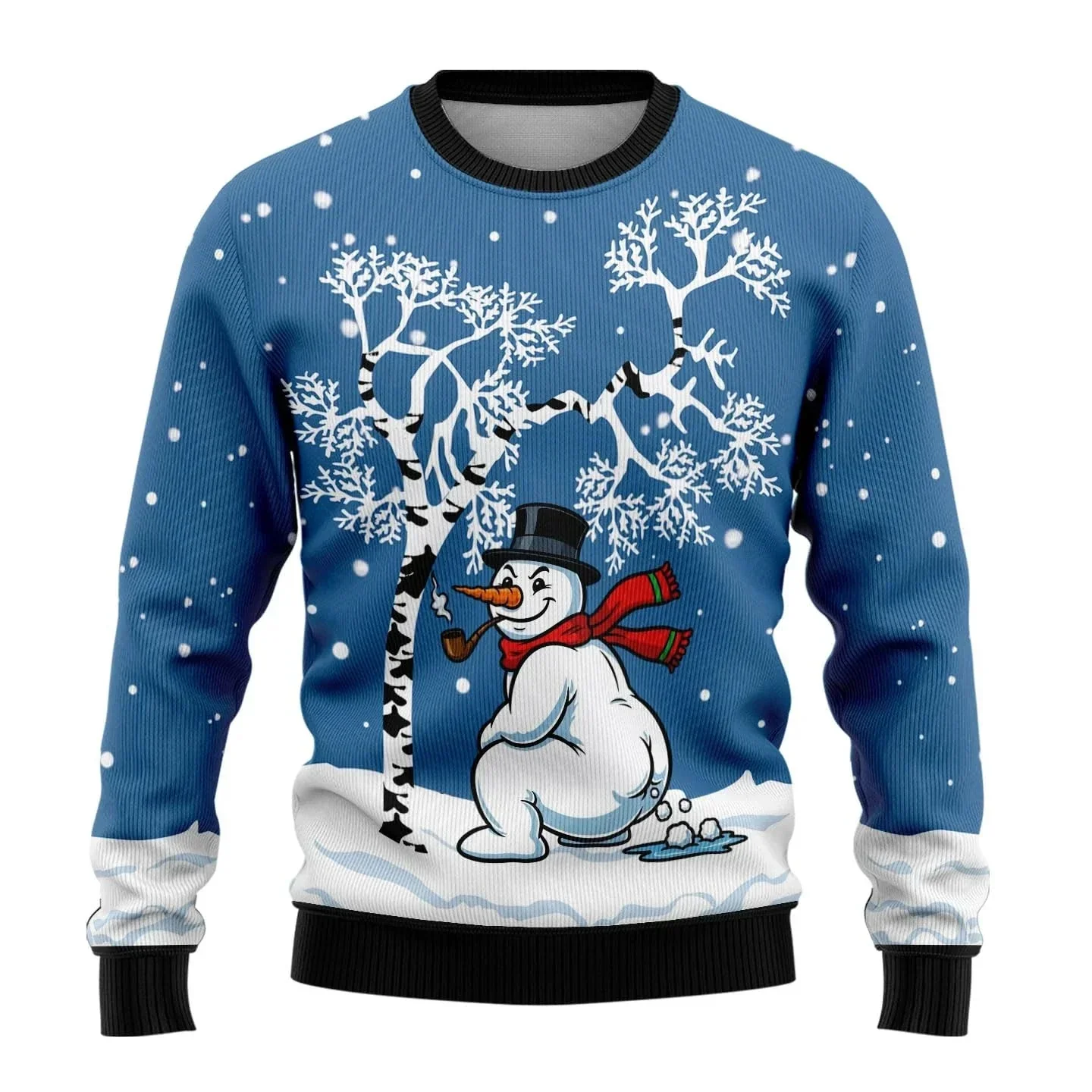 Leif® | Men’s 3D Chrisas Jumper With Funny Festive Prints - Image 7