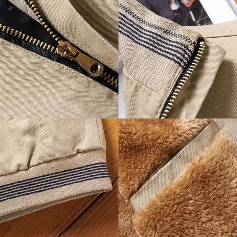 Leif | Thickened Fleece Zipper Jacket - Image 4