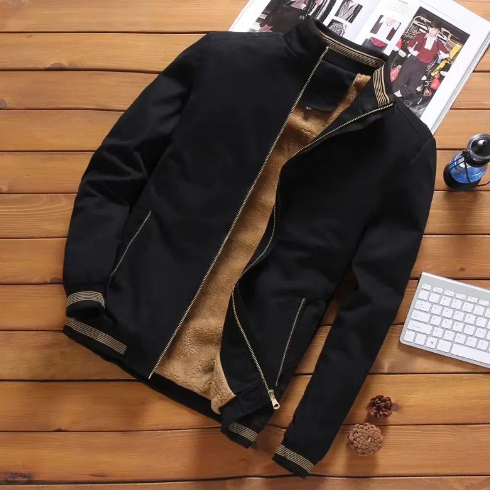 Leif | Thickened Fleece Zipper Jacket - Image 7