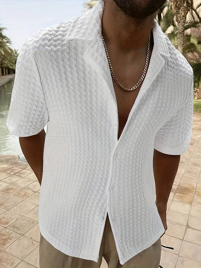 Leighton® | Fashion Ribbed Summer Shirt - Image 4