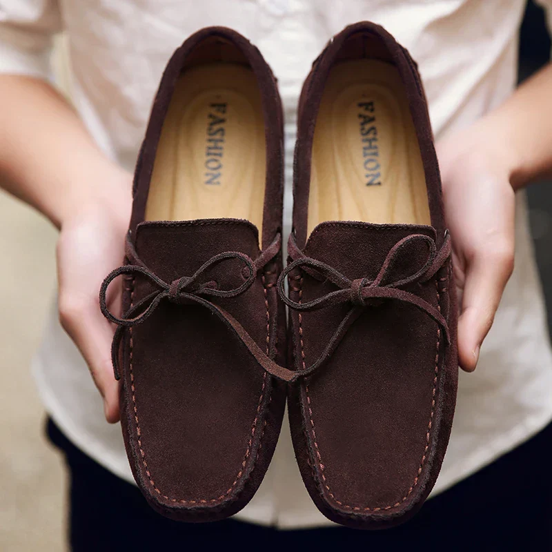Leland | Casual Suede Summer Loafers - Image 9