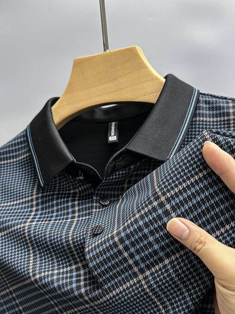 Lenny® | Checkered Polo Shirt - Image 3