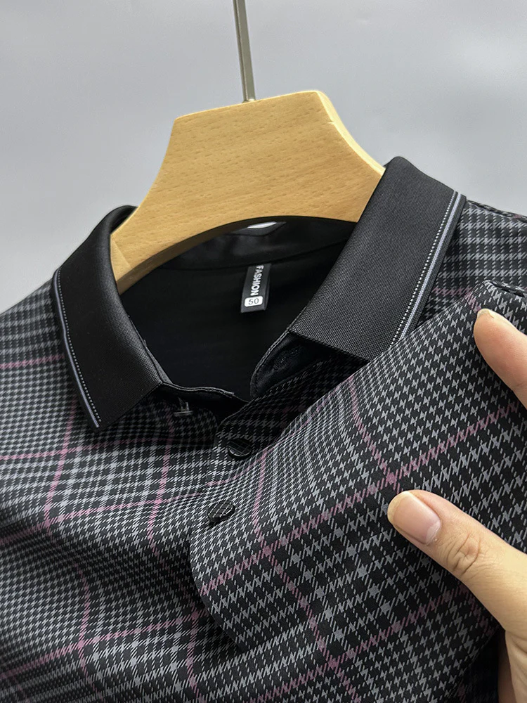 Lenny® | Checkered Polo Shirt - Image 4