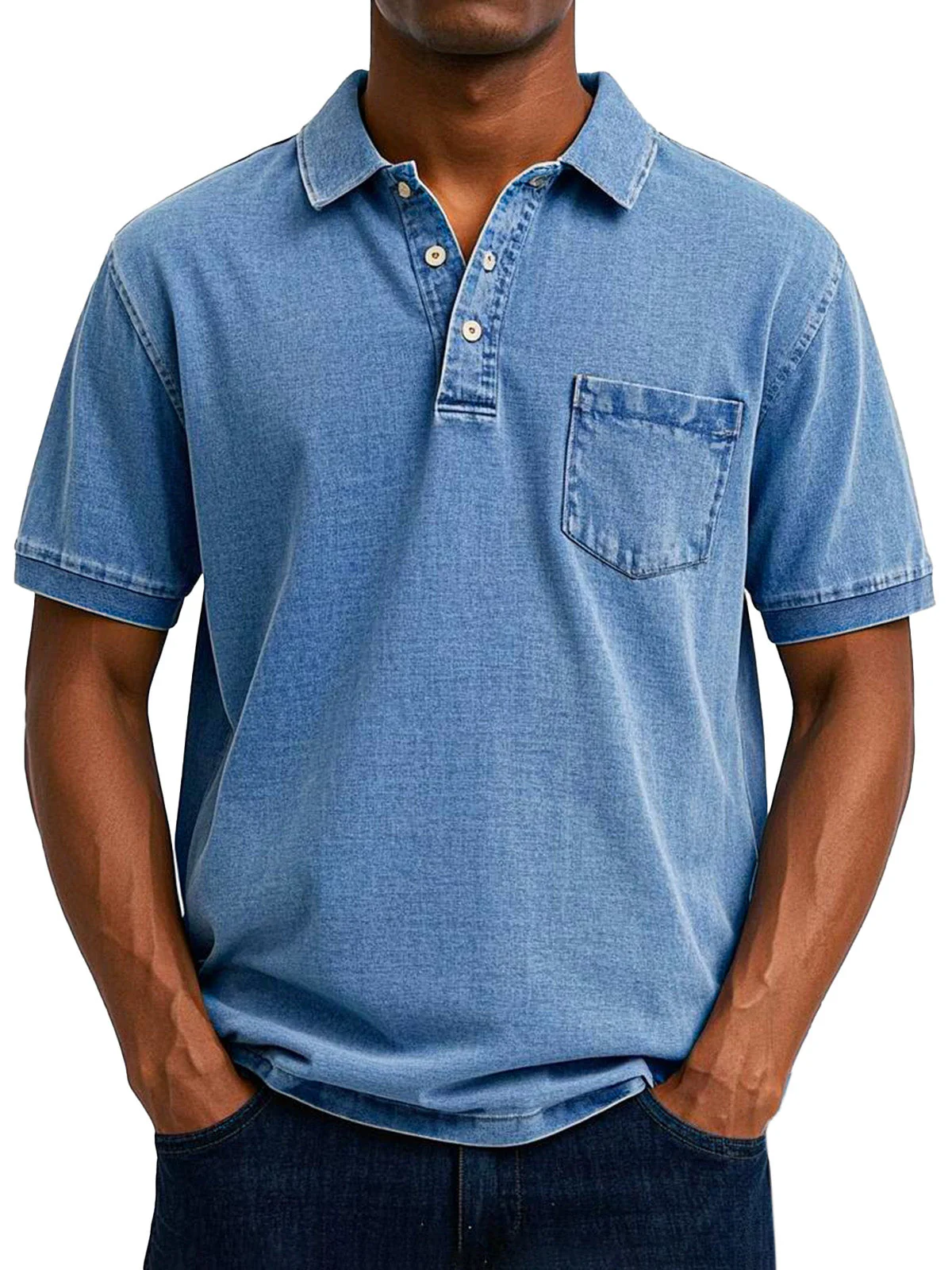 Lenoir™ - Men's Vintage Casual Polo Shirt - Image 3