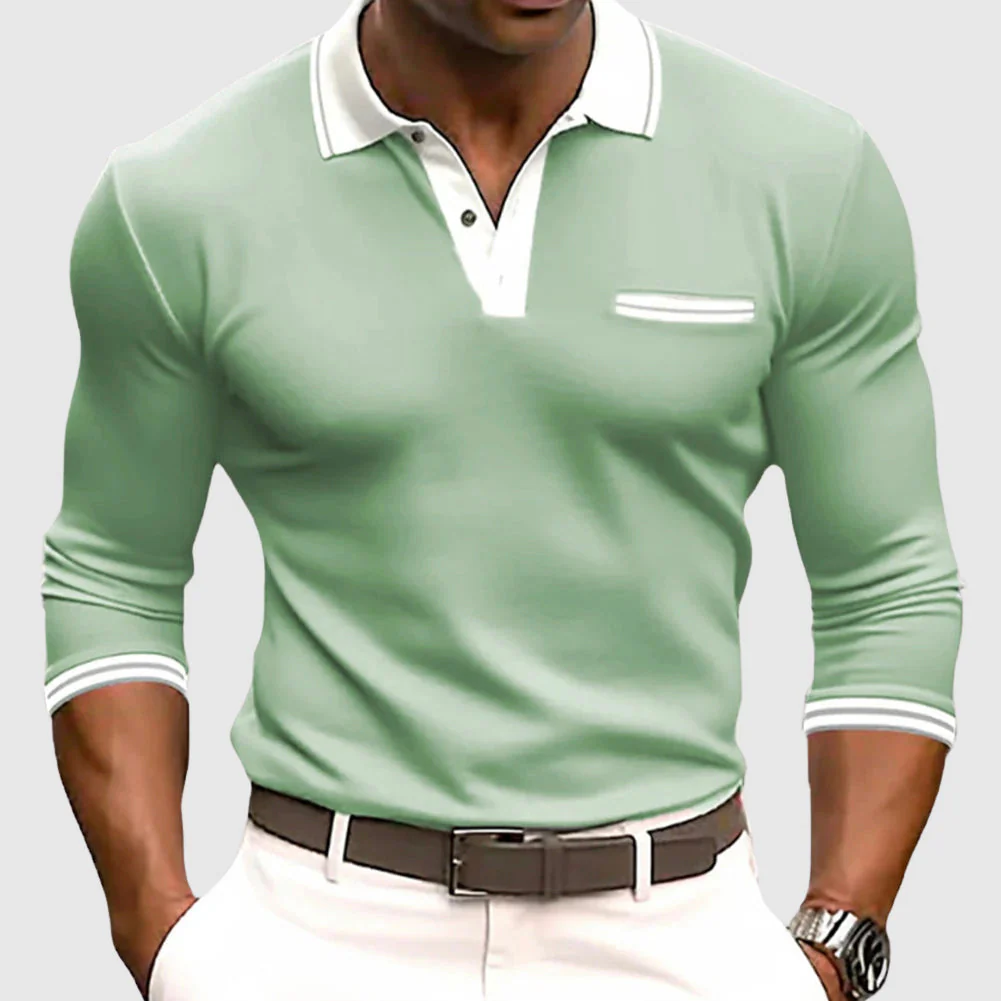 Lenoir™ - Shirt with elegant contrast details - Image 5