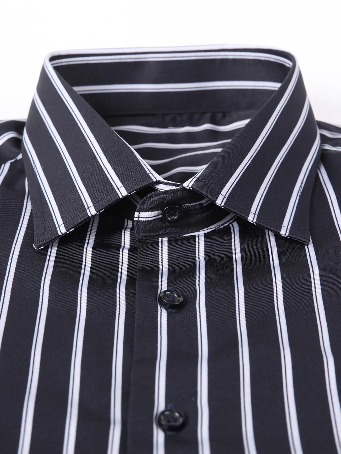Lenox® | Long Sleeve Stripe Button Up Shirt - Image 4