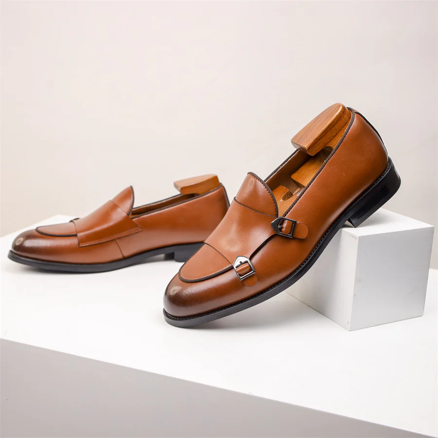 Leo® | Cambridge Monkstrap Loafers - Image 3