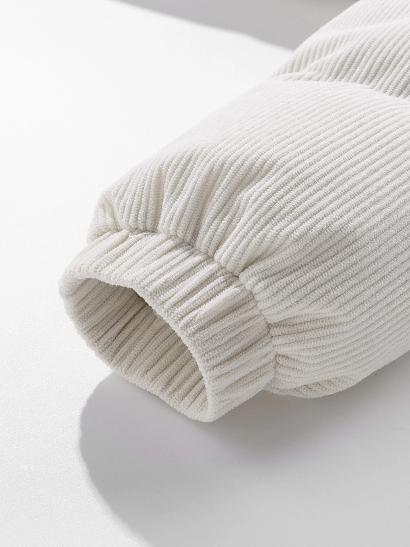 Leo | Corduroy Hooded Puffer Coat - Image 2