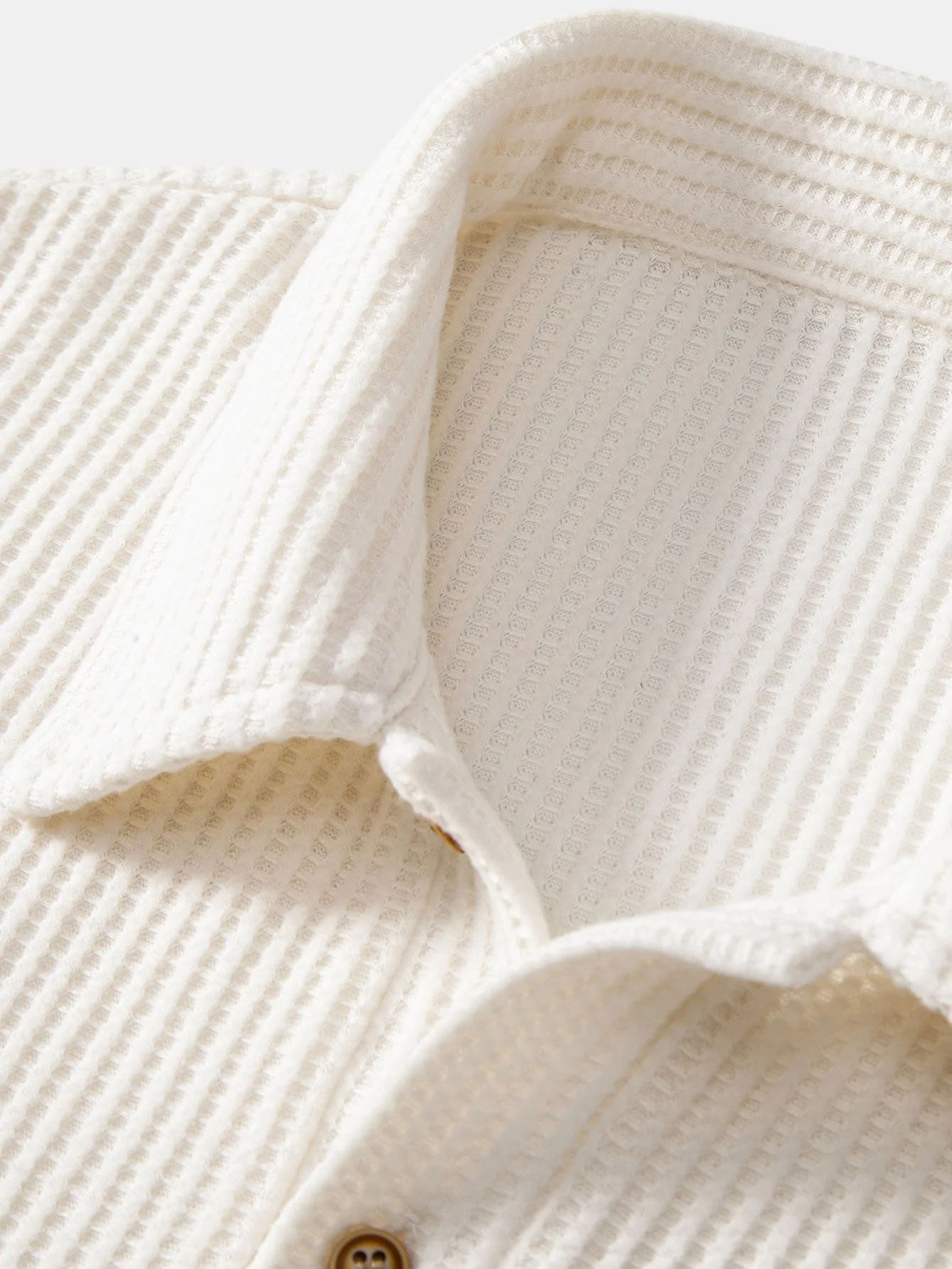Leo | Short Sleeved Waffle Polo - Image 3