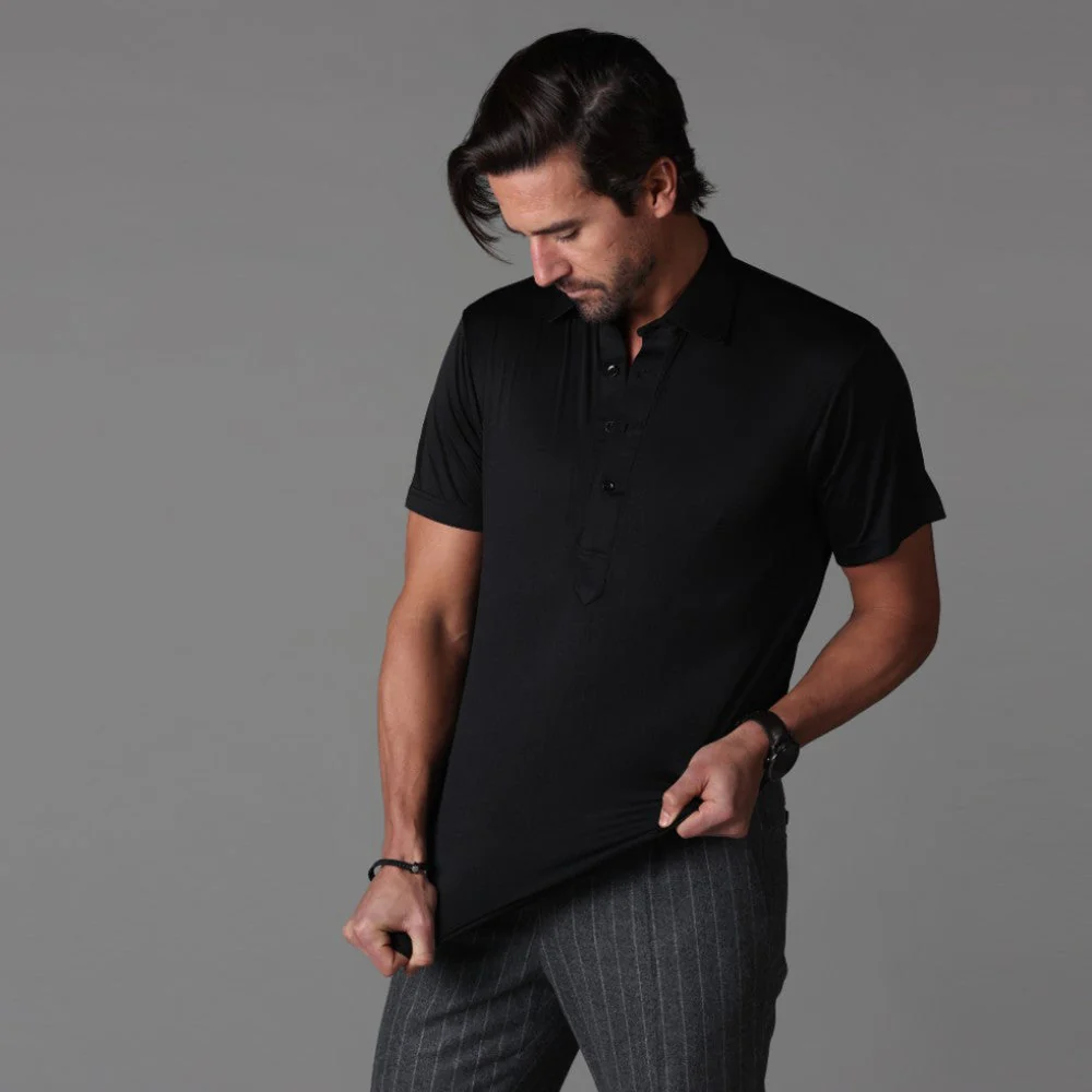 Leo | Stiff Collar Polo - Image 18