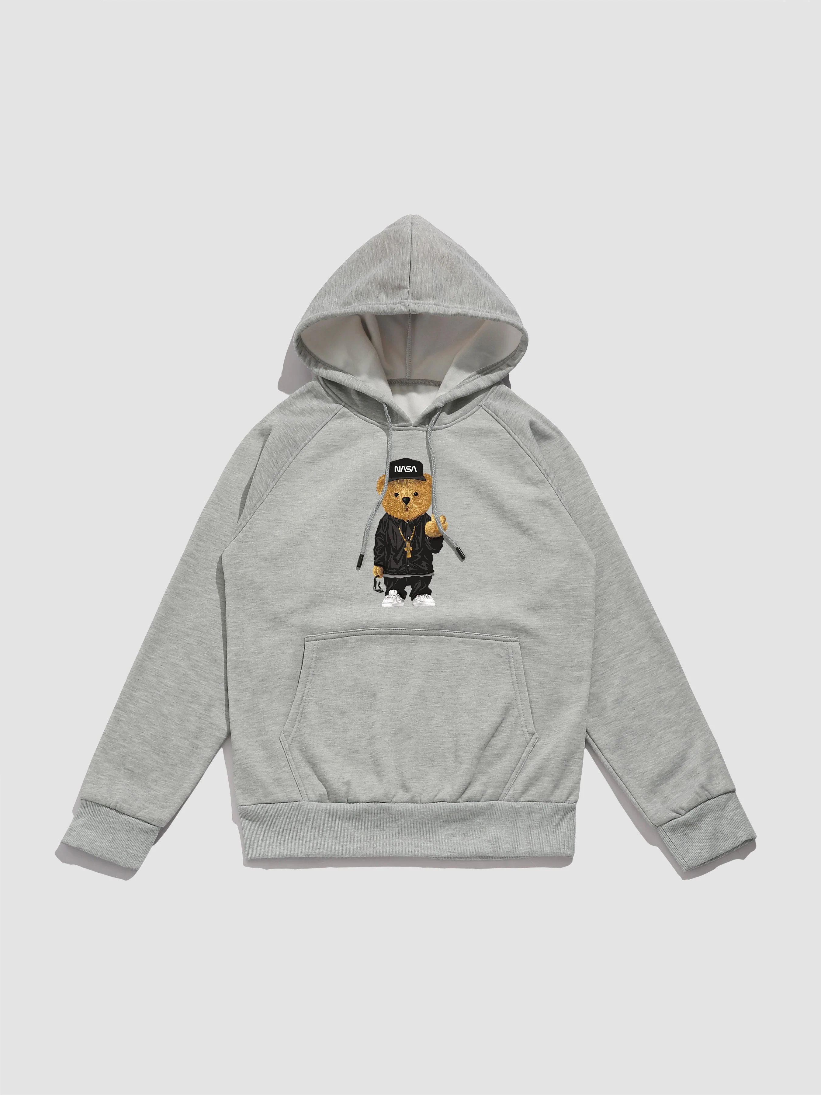 Leonard | Hip Hop Bear Print Hoodie - Image 3