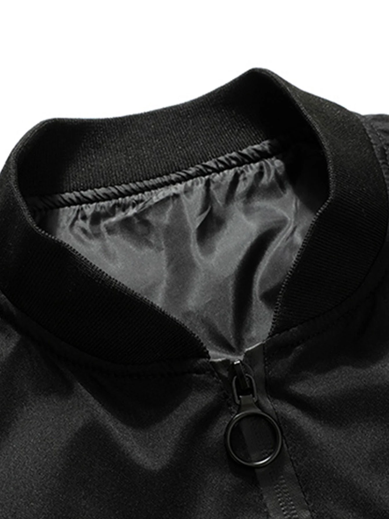 Leonardo | Slogan Zip Bomber Jacket - Image 2