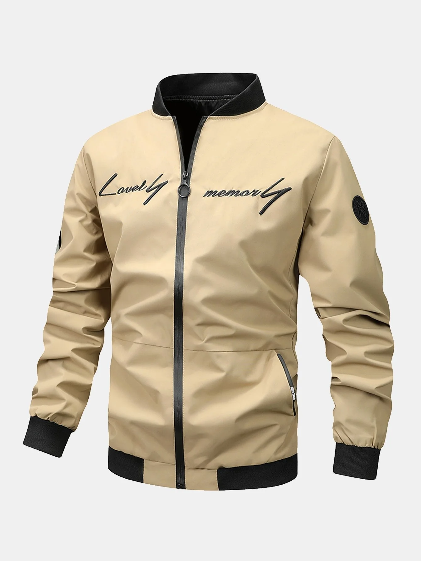 Leonardo | Slogan Zip Bomber Jacket - Image 8