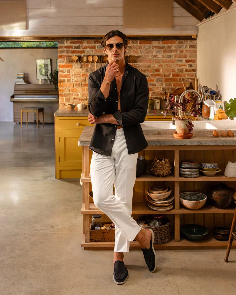 Leoncio® | Linen Shirt Black - Image 3