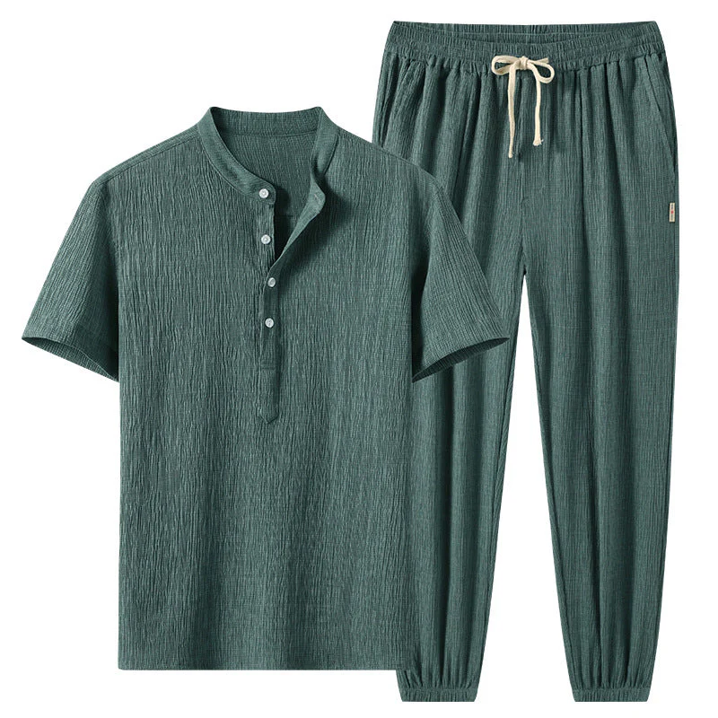 Leoncio® | Stonewashed Linen Lounge Set - Image 3
