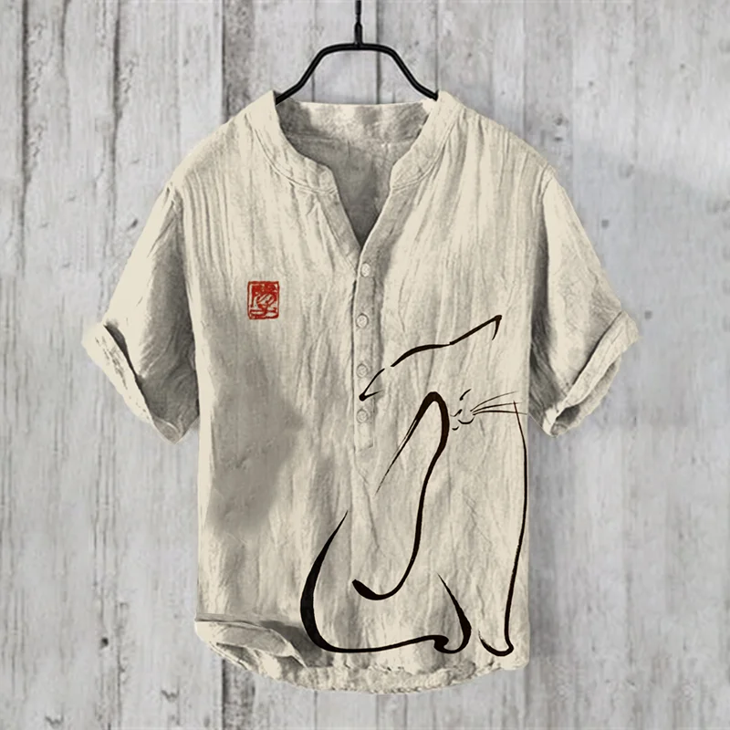 Leovigildo® | Summer Fashion For Men, Small V-Neck - Image 2