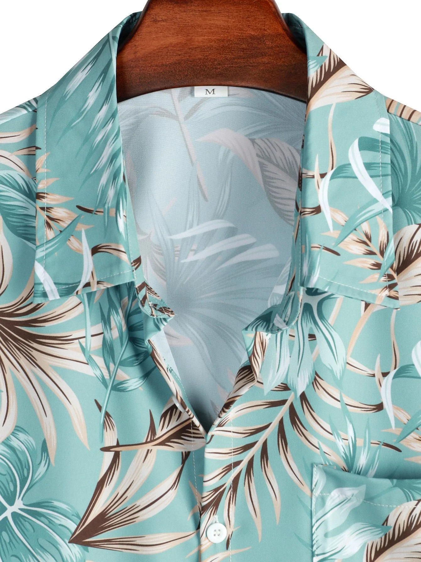 Leroy® | Tropical Print Button Up Shirt - Image 3