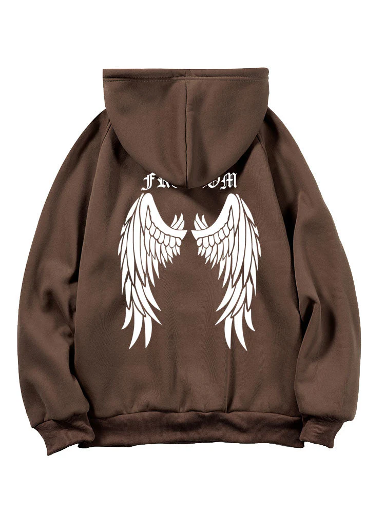 Leroy | Letter Wings Back Print Hoodie - Image 10