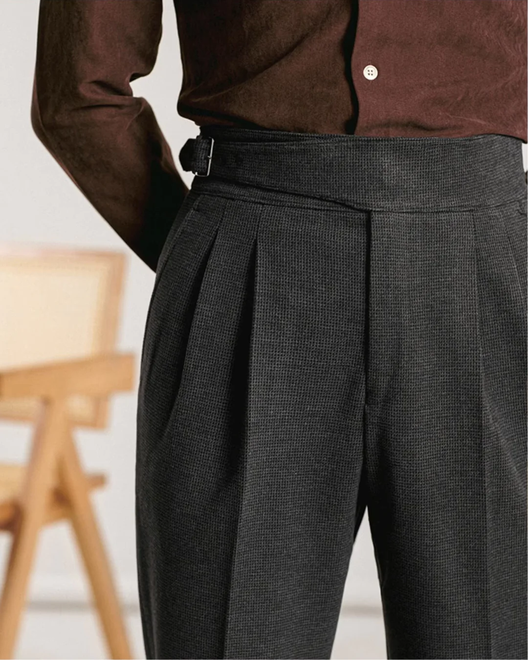 Leuan® | Pleated Trousers - Image 2