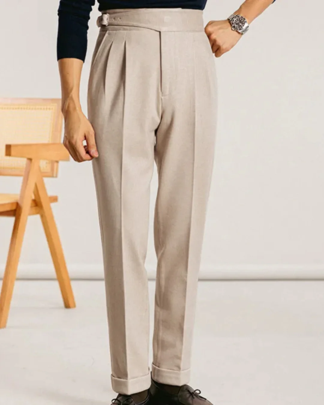 Leuan® | Pleated Trousers - Image 7