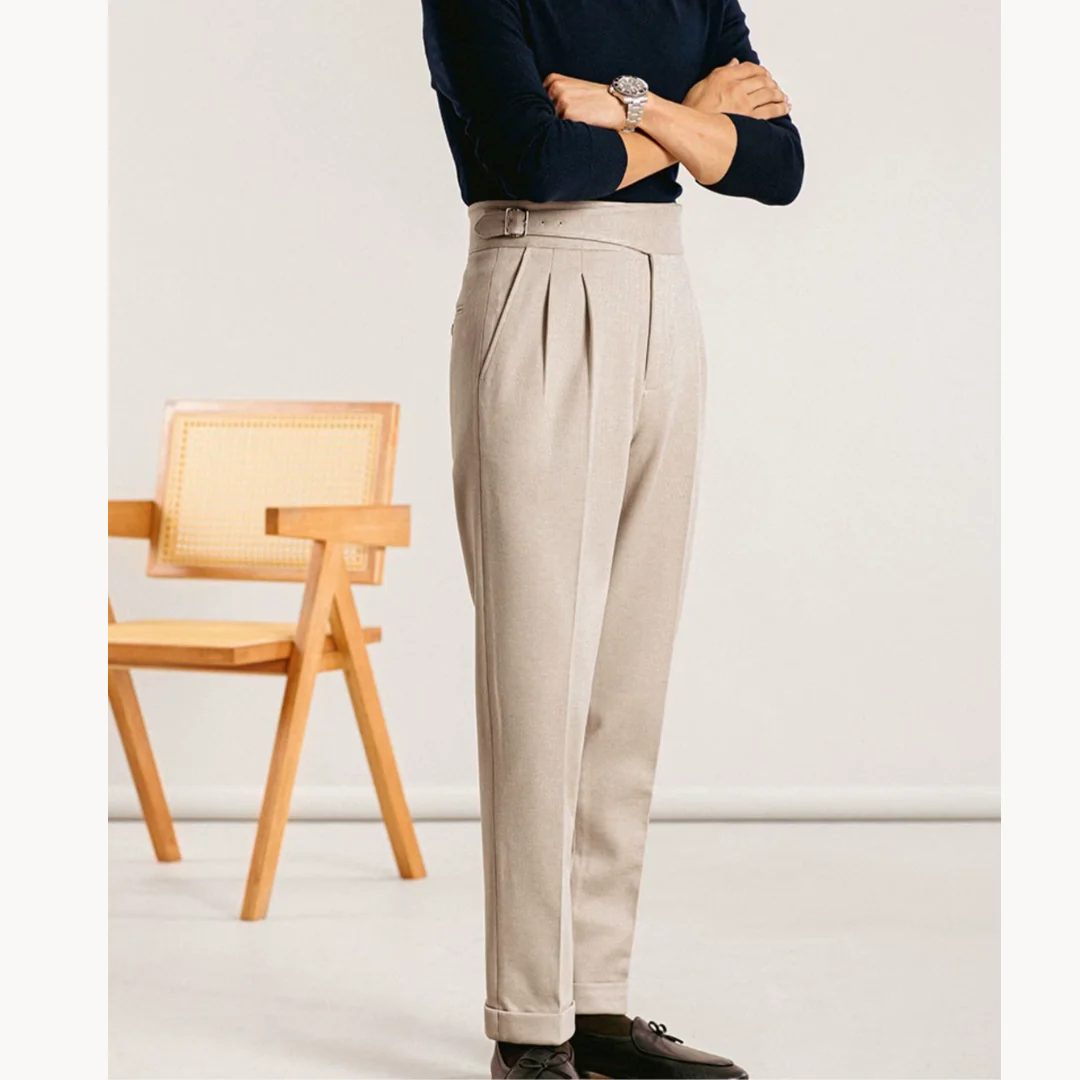 Leuan® | Pleated Trousers - Image 8