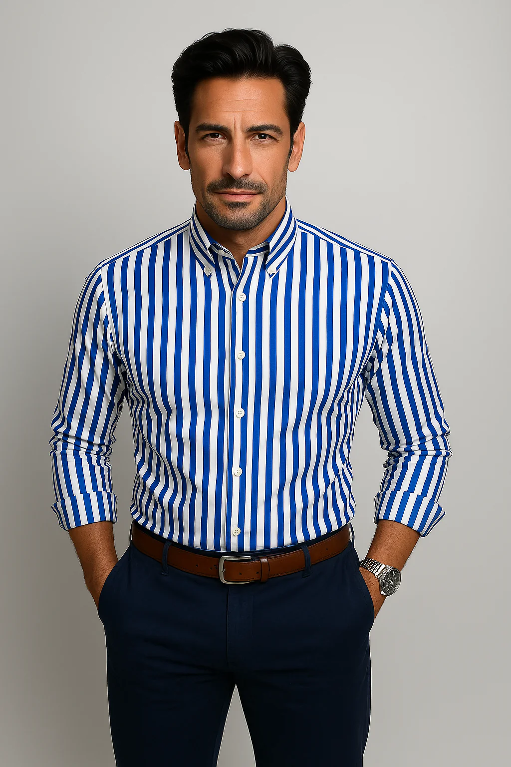 Lev | Givalli - Summer Shirt with Stripes - Image 2