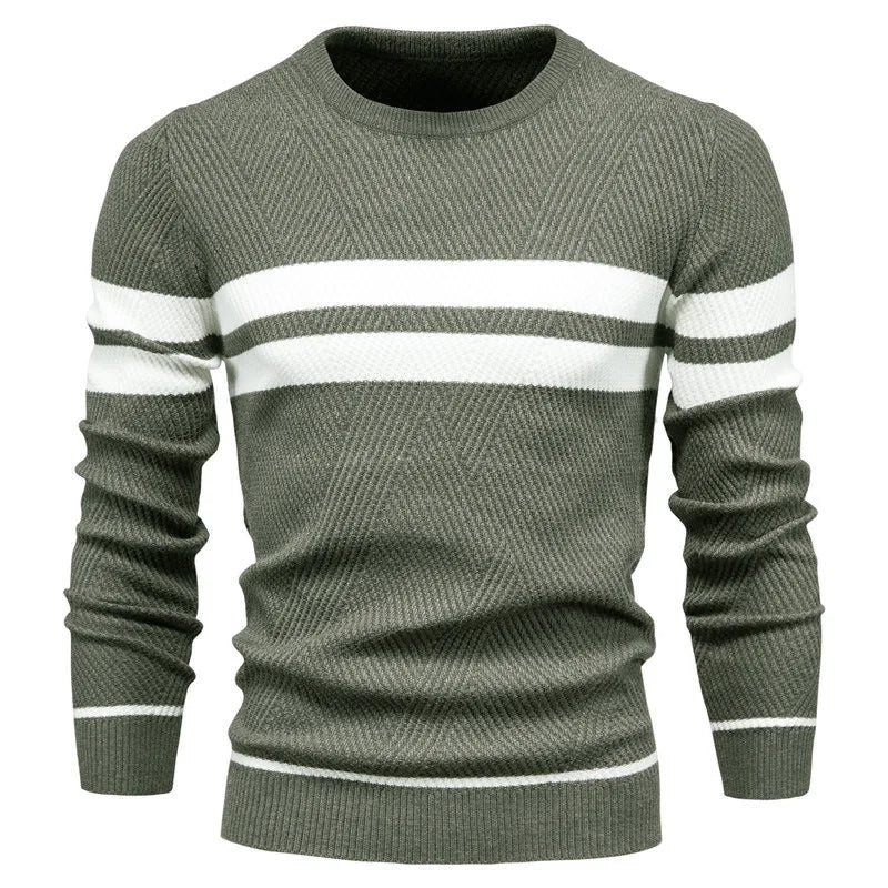 Lev | Long-sleeved patchwork sweater - Image 4