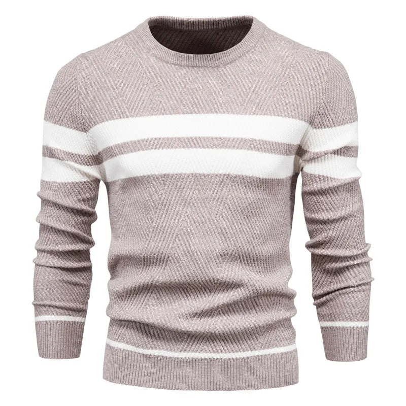 Lev | Long-sleeved patchwork sweater - Image 5
