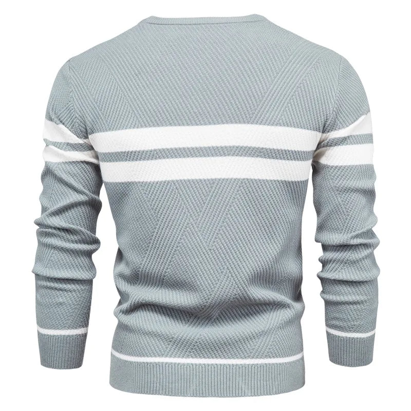 Lev | Long-sleeved patchwork sweater - Image 8