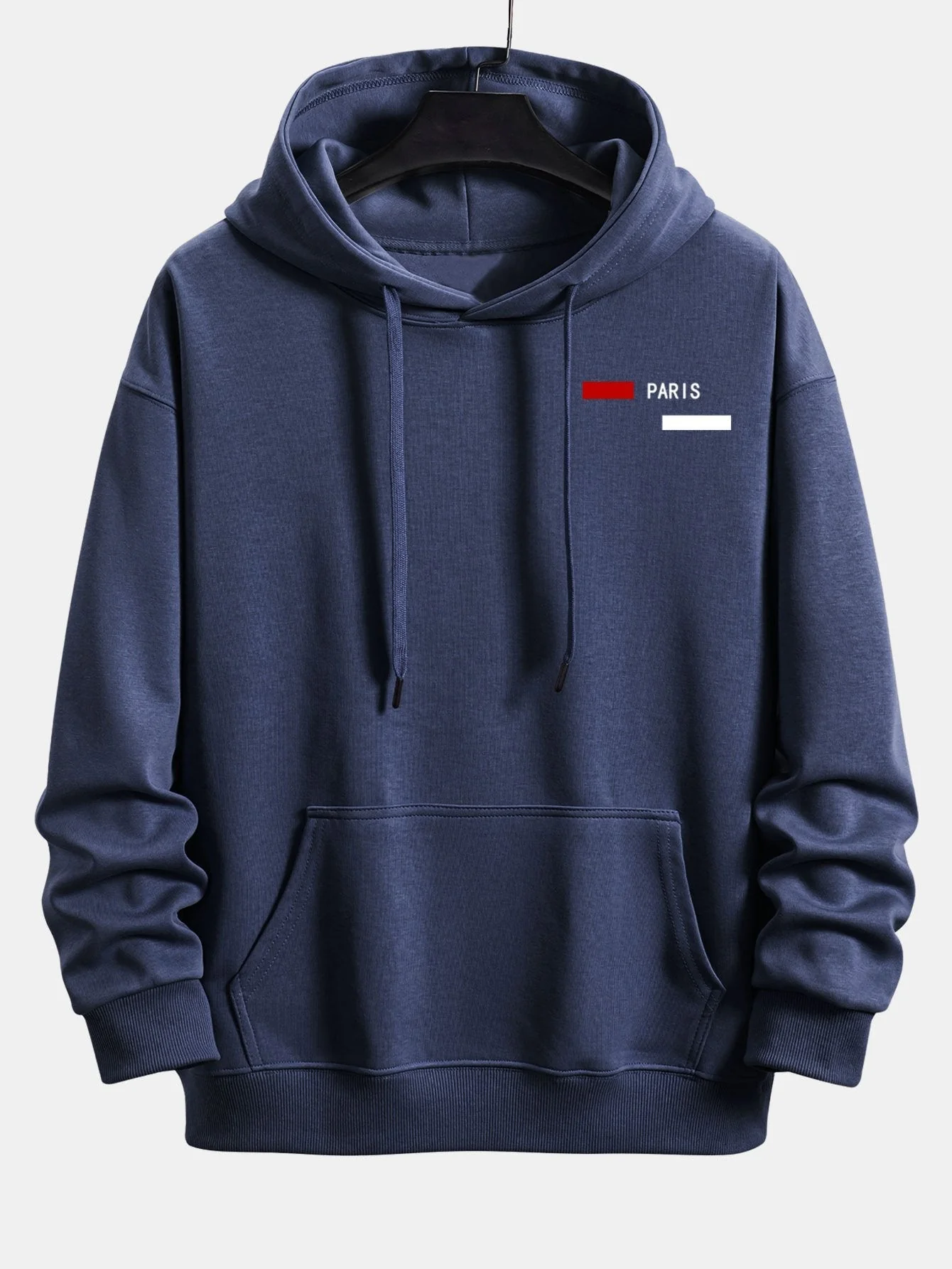 Lev | Paris Stripe Print Relax Fit Hoodie - Image 5