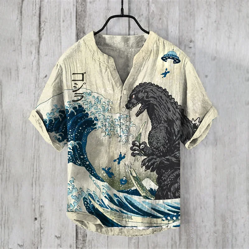 Levester® | Japanese Vintage Shirt With Short Sleeves - Image 2