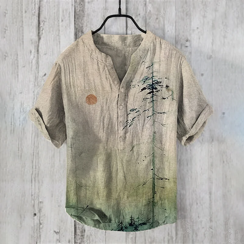 Levester® | Japanese Vintage Shirt With Short Sleeves - Image 4