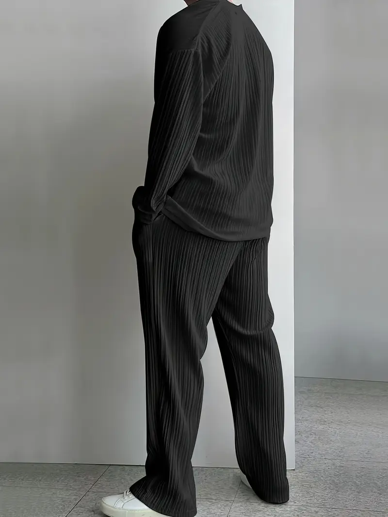 Levi® | Classic Ribbed Shirt And Trousers - Image 2