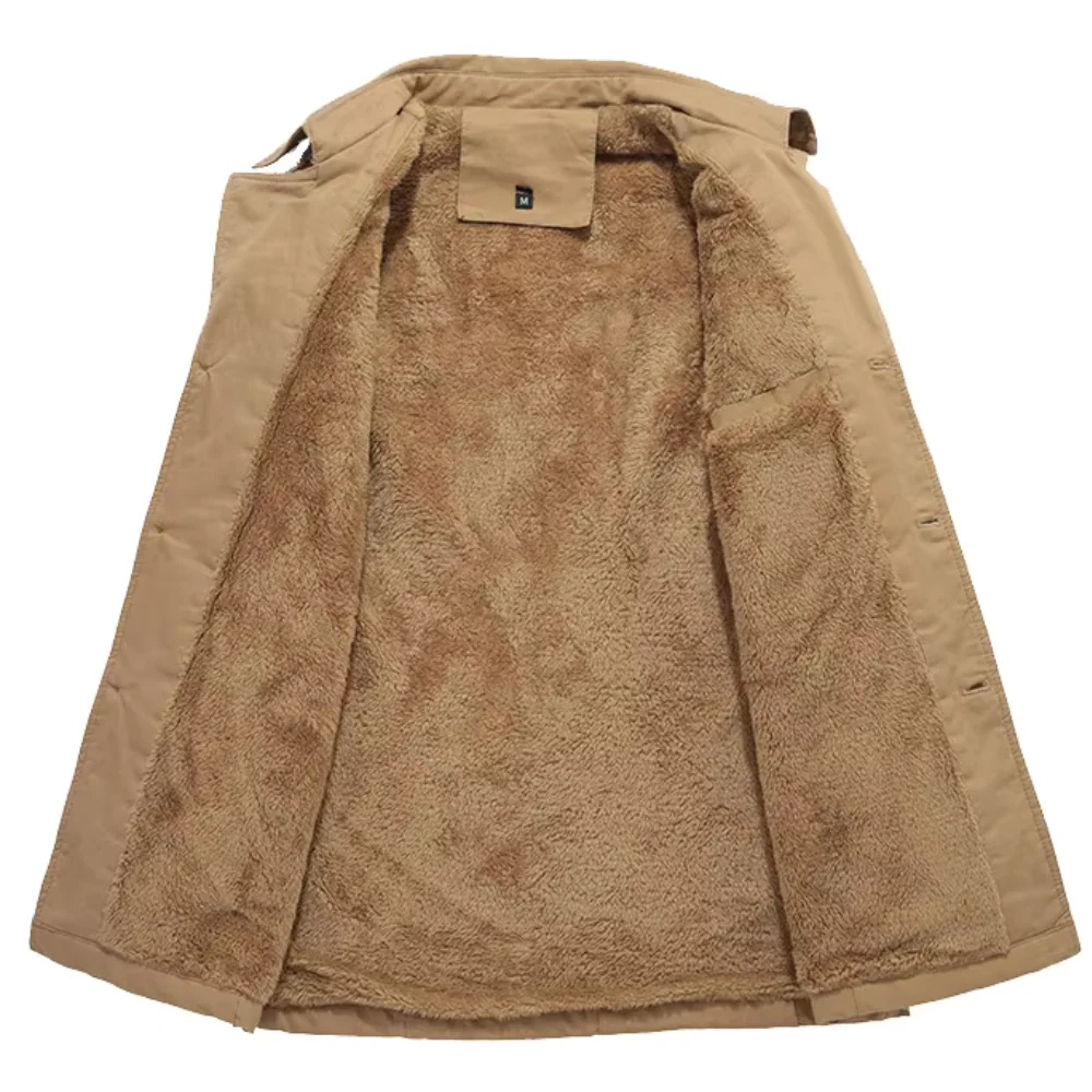Levi | Lined Military Winter Jacket - Image 3