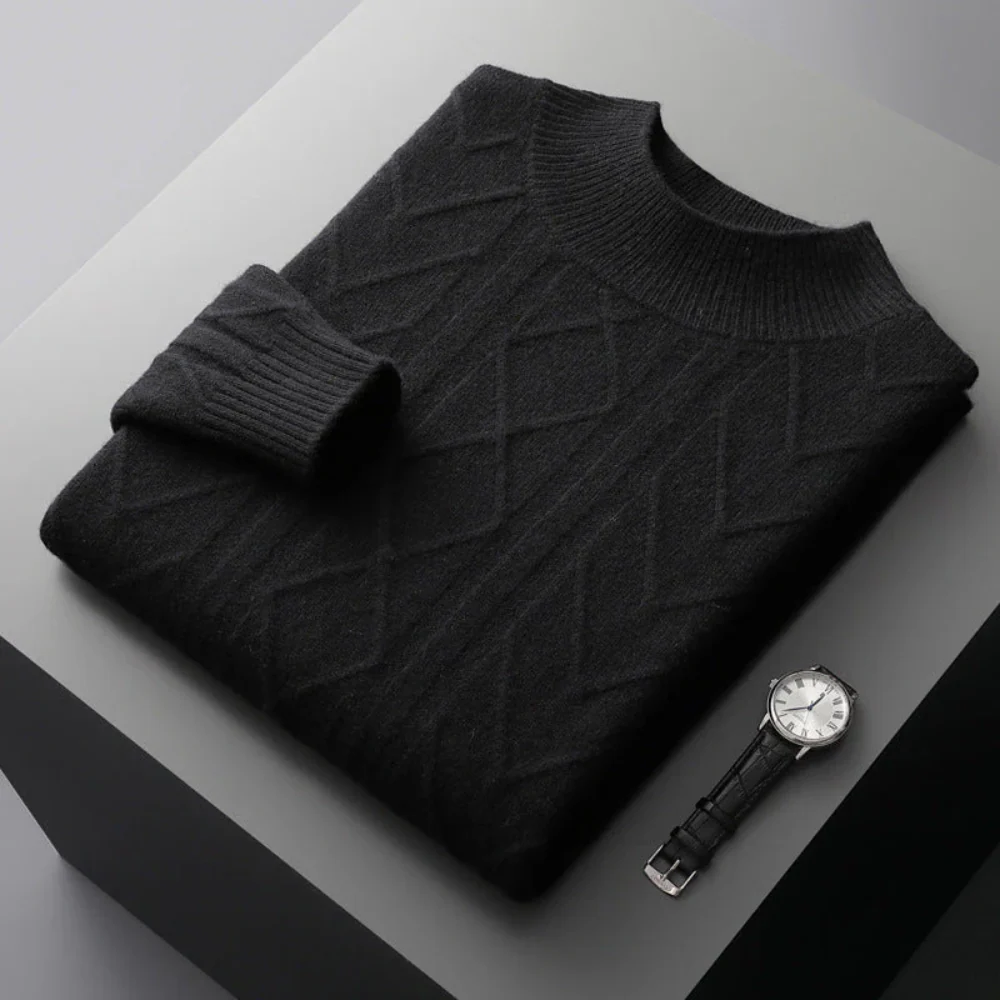 Levi | Mizar Patterned Cashmere Sweater - Image 5