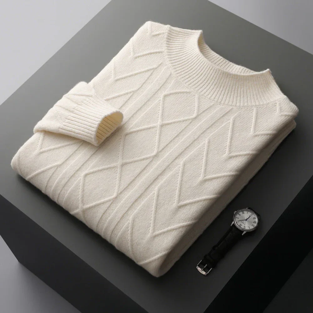 Levi | Mizar Patterned Cashmere Sweater - Image 6