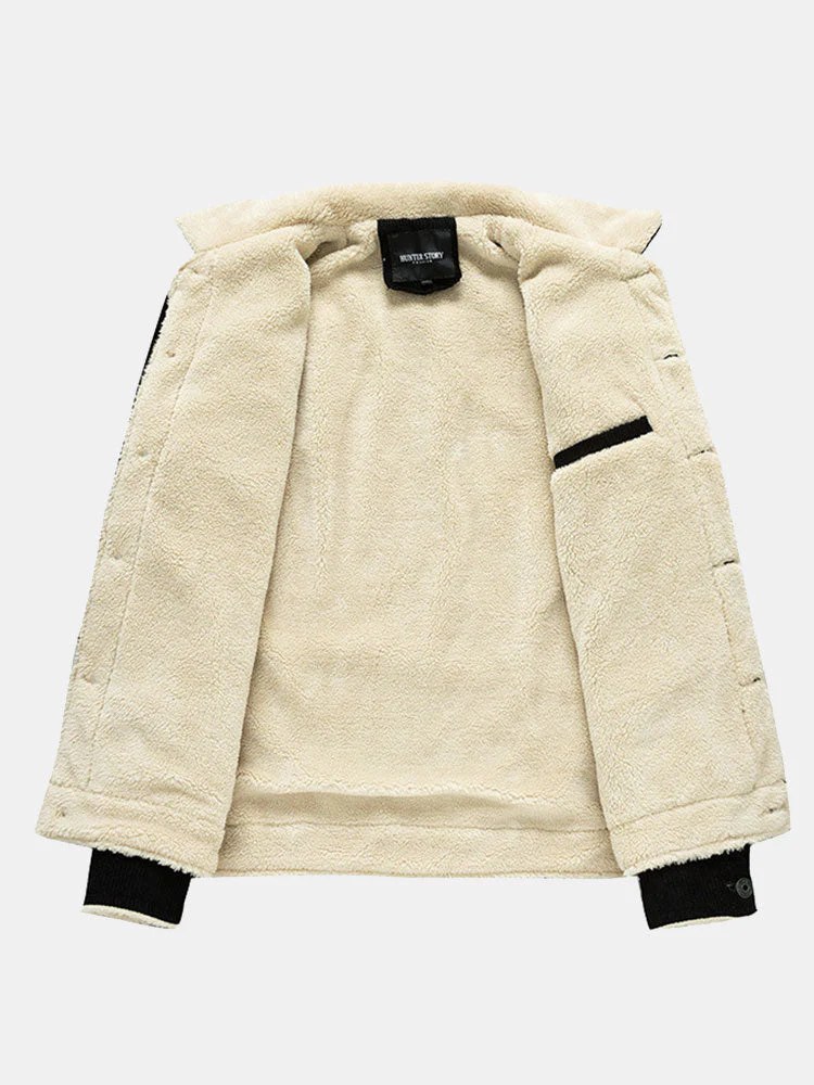 Levi | Regular Fit Teddy Lined Corduroy Jacket - Image 5