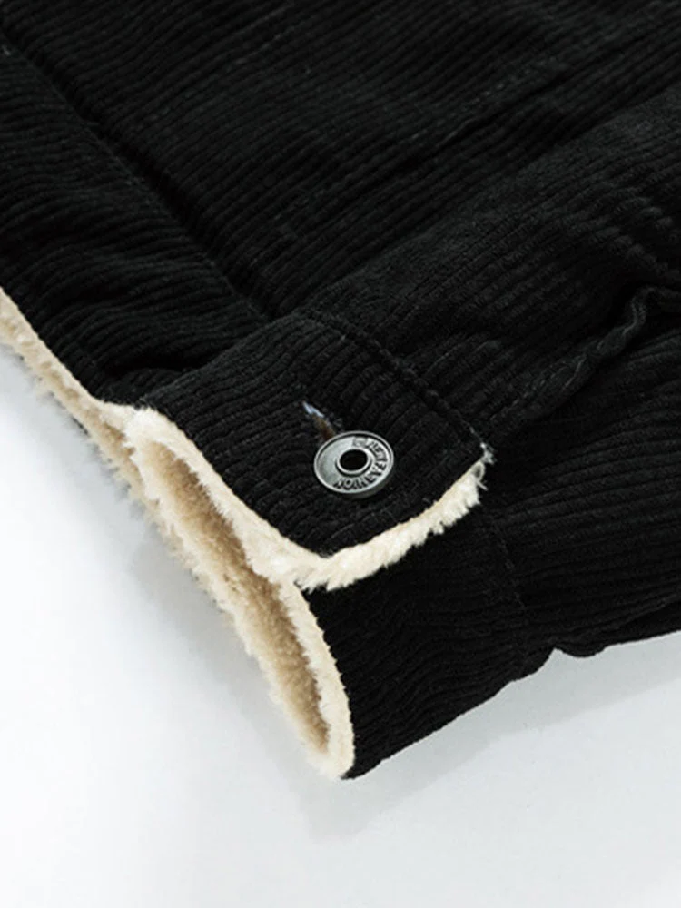Levi | Regular Fit Teddy Lined Corduroy Jacket - Image 6