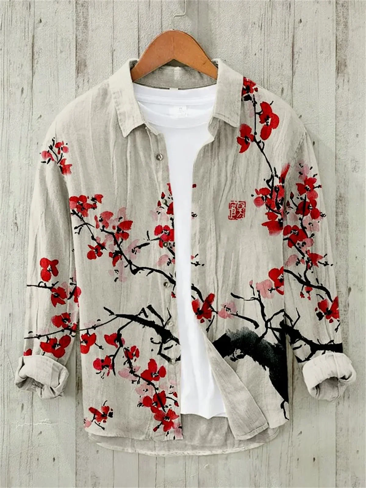 Lew® | Japanese Vintage Faux Linen Blend Shirt - Image 4