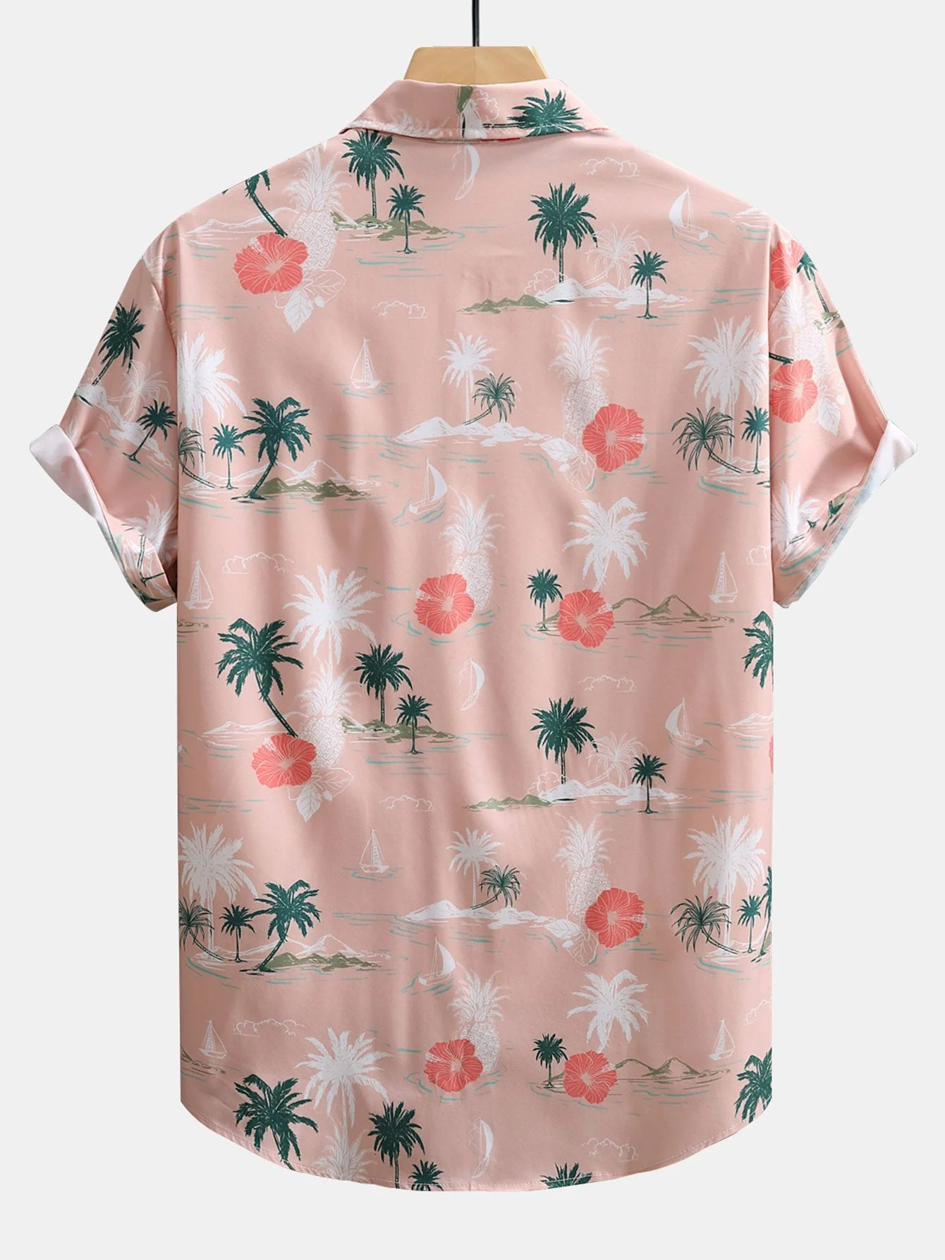 Lewis® | Tropical Plants Print Button Up Shirt - Image 2
